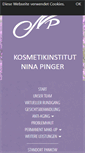 Mobile Screenshot of nina-pinger-kosmetik.de